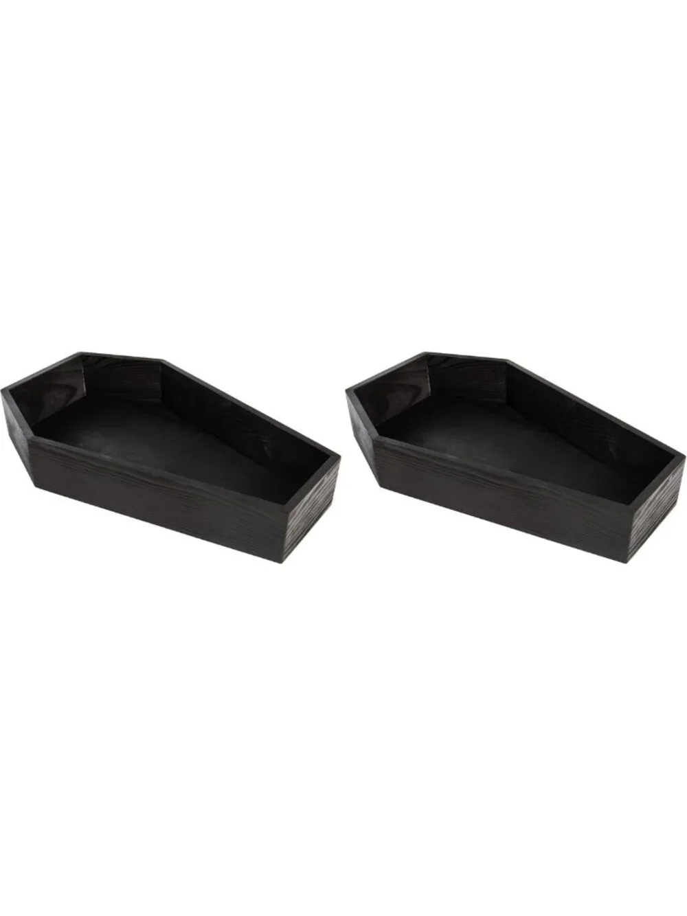 Black Coffin Tray Set - 13.5